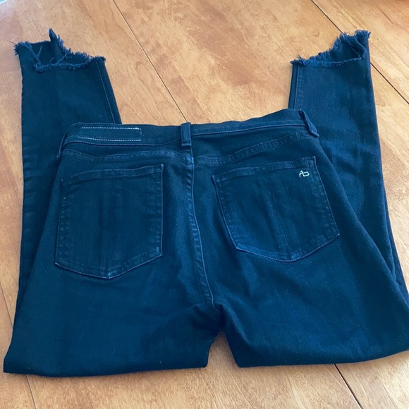 EUC rag & bone 10” Capri black jeans. - Picture 6 of 8